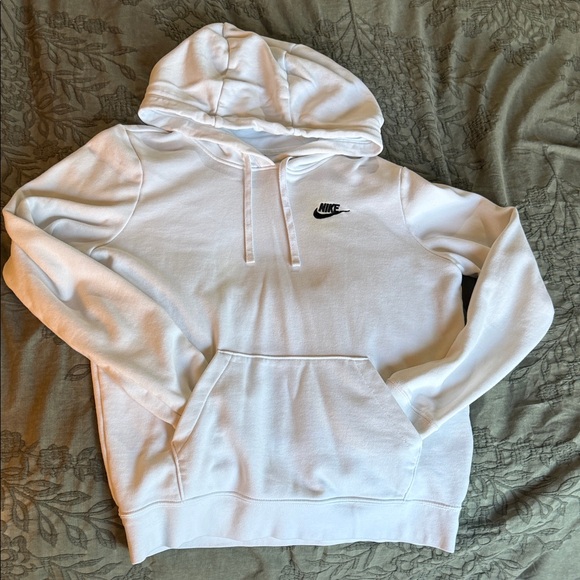 Nike Tops - Nike White Pullover Hoodie